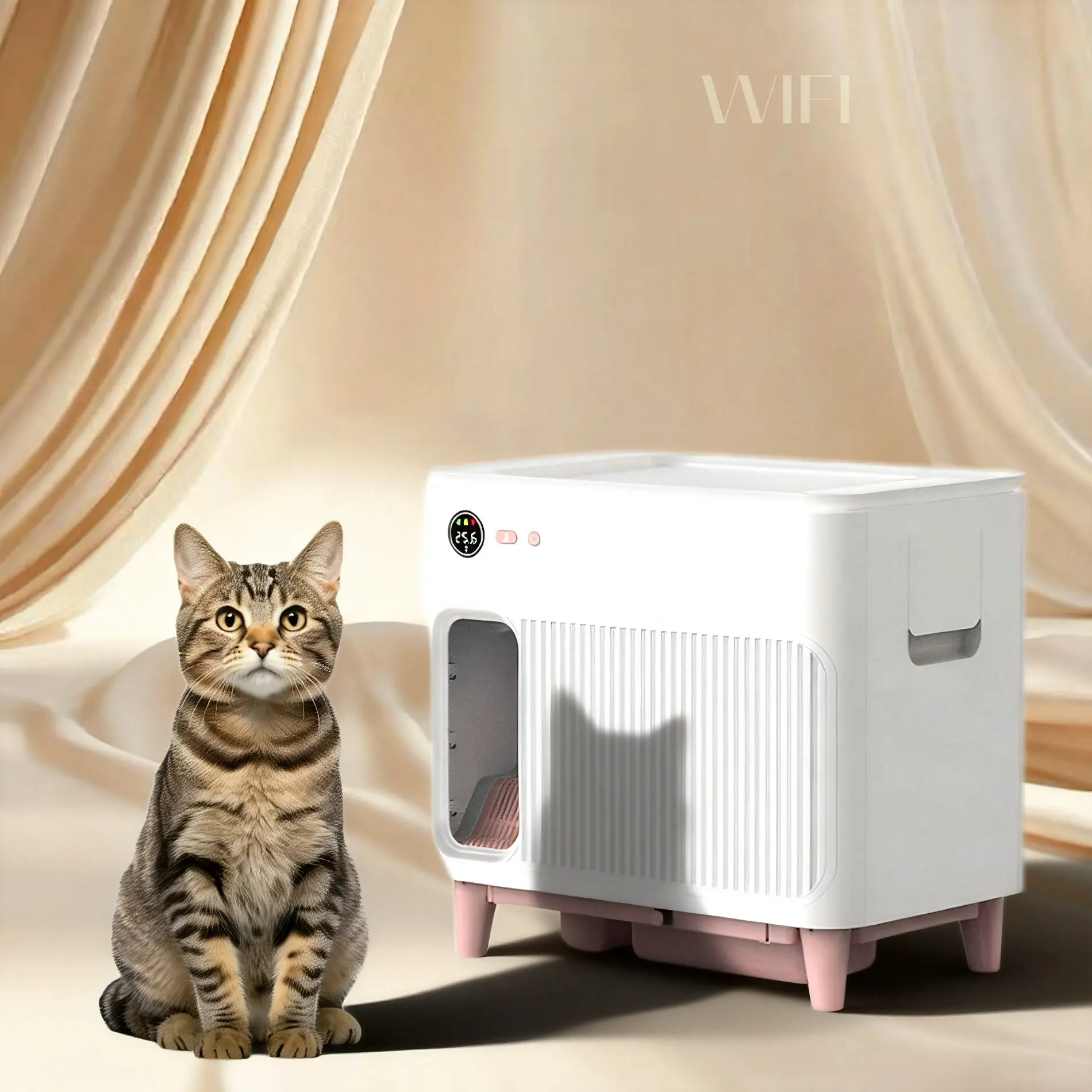 litter box with automatic cleaning (1)